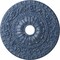 Ekena Millwork Vaduz Ceiling Medallion (Canopies up to 3 1/2"), 23 1/2"OD x 3 1/2"ID x 2 1/8"P, Americana Crackle CM23VAAMC - alternate 1